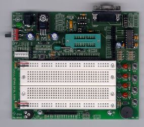 Breadboard18 PIC development board with solderless breadboard